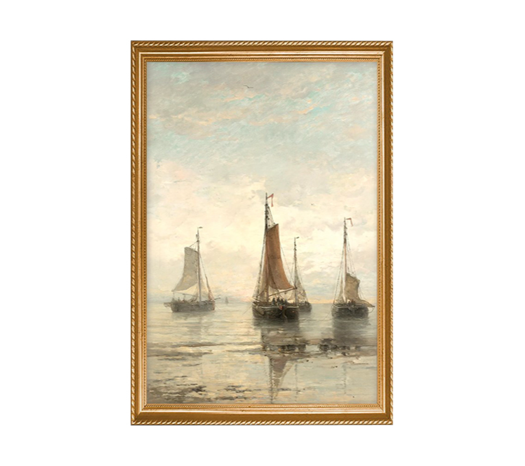 BOATS AT ANCHOR 
