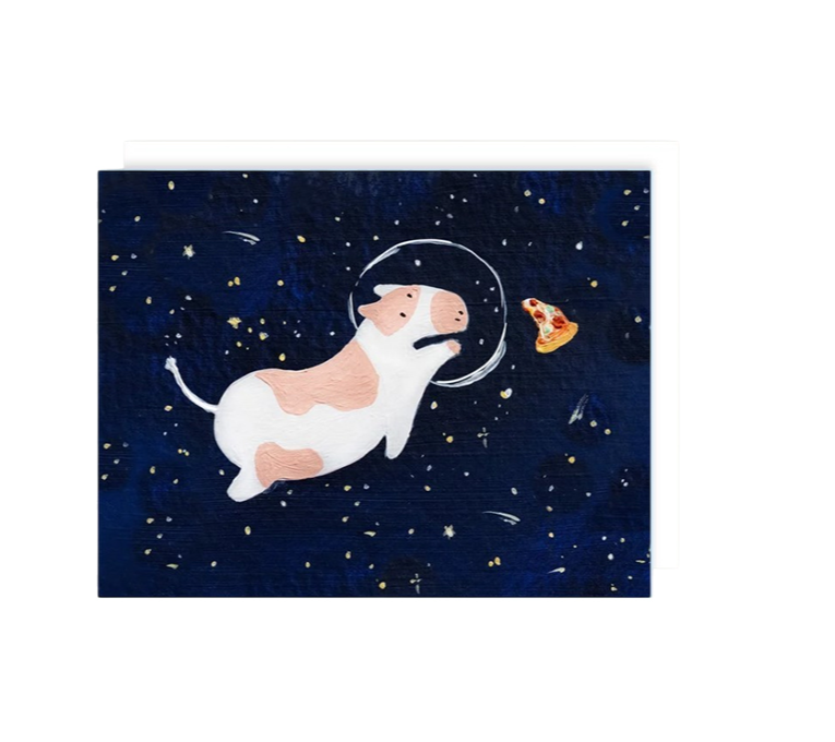 COW WITH PIZZA